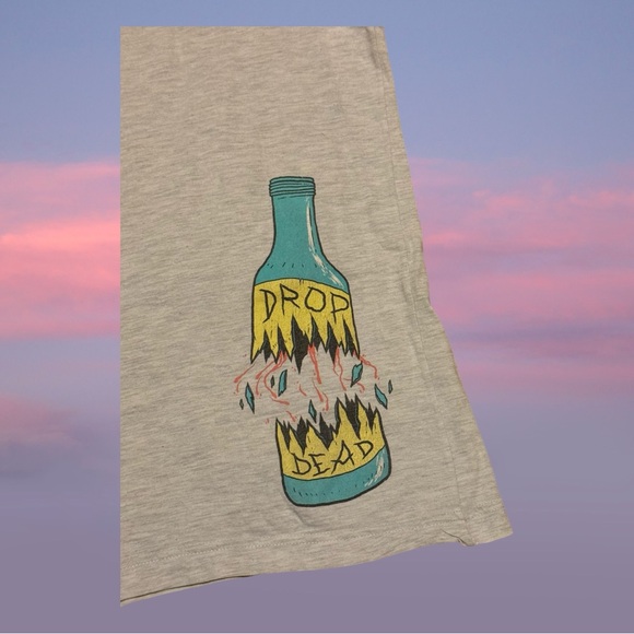 Drop Dead Clothing Wolf Bolt Thrower Shirt Metal Bring Me The Horizon Scene Emo - Picture 5 of 6